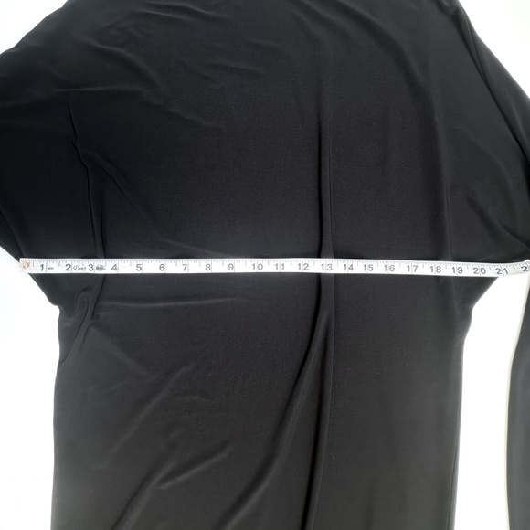 Norma Kamali All In One‎ Little Black Dress Long Sleeve Mini Stretch - Size M - Picture 3 of 7